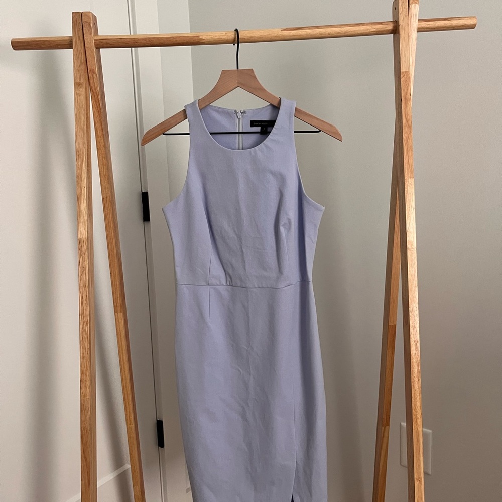 Banana Republic Blue Midi Dress